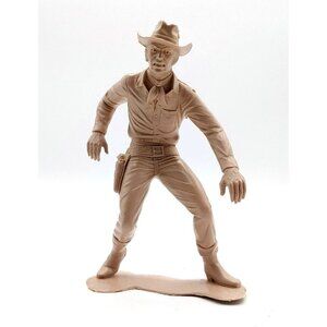 1964 Louis Marx 5" Boeco Cowboy Plastic Figure In Beige